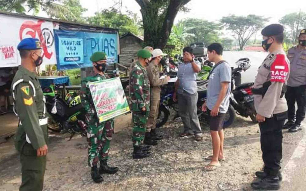 Tim Gabungan di Kapuas Terus Disiplinkan Penerapan Protokol Kesehatan