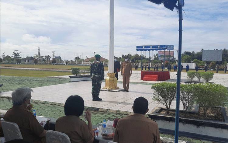 Pemkab Gunung Mas Gelar Apel Kesiapsiagaan Karhutla