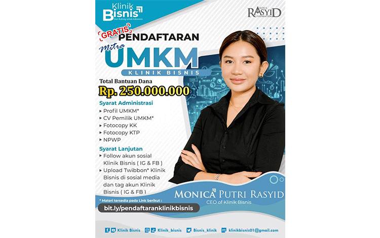 Klinik Bisnis Pelopor Pembinaan UMKM Berbasis Startup dari Kalimantan Tengah