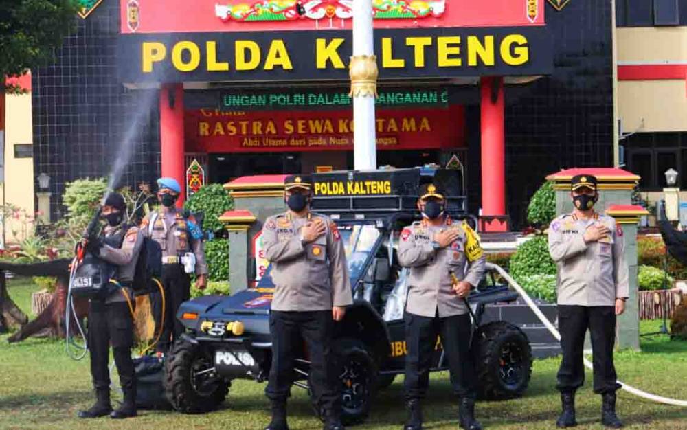 Kapolda Kalteng Luncurkan Alat Pemadam Portabel Buatan Bripka Agus