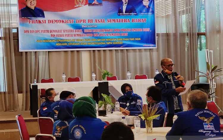Demokrat Sumbar Deklarasikan Penolakan KLB