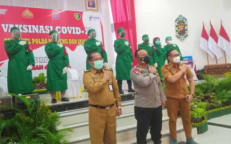 Ribuan Personel Polda Kalteng Divaksin Covid-19 Mulai Hari Ini