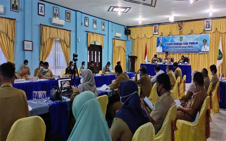 Forum Konsultasi Publik RKPD Sukamara 2022 Diharapkan Mampu Jawab Isu Strategis