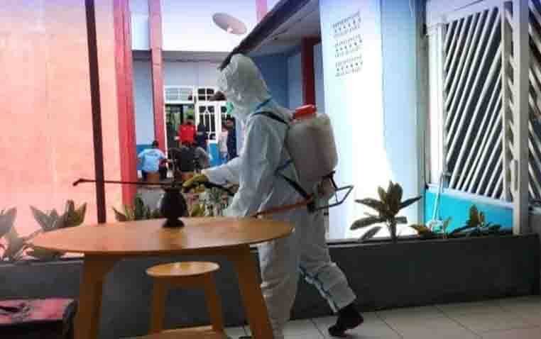 BPBPK Kalteng Lakukan Penyemprotan Disinfektan di Lapas Kelas IIA Palangka Raya