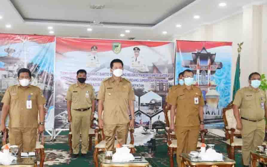 Pemkab Barito Utara Ikuti Rapat Koordinasi Wilayah TPAKD Se-Provinsi Kalteng