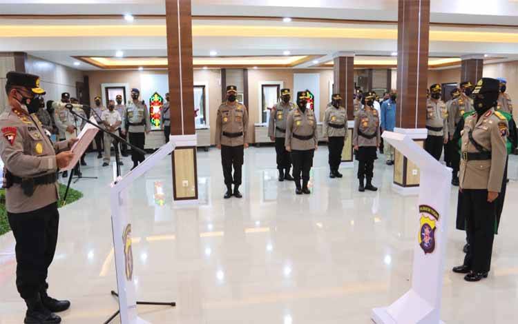 Sertijab dan Pelantikan Wakapolda Kalteng
