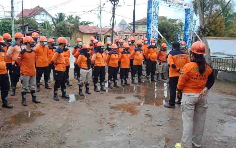 BPBD Barito Selatan Gelar Simulasi Penanganan Karhutla