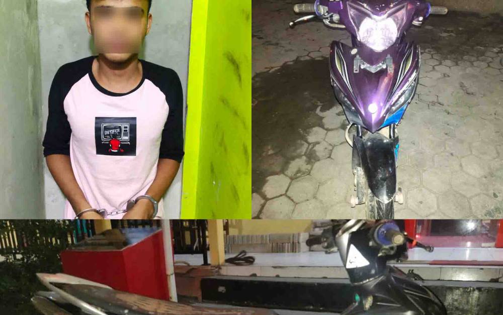 Warga Lahei Ini Ditangkap Karena Diduga Mencuri Motor