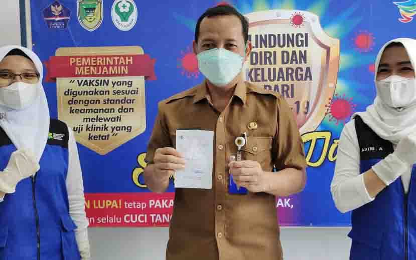 Vaksinasi Nakes di Barito Utara Capai 1.308 Orang