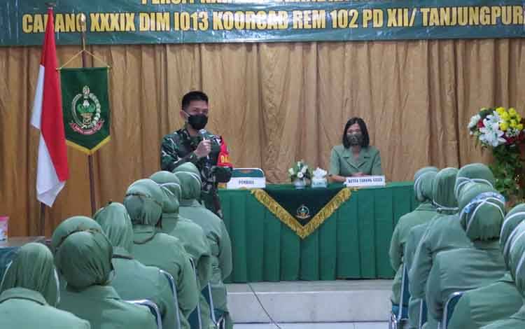 Persit Cabang XXXIX Kodim 1013 Muara Teweh Gelar Pertemuan Tatap Muka