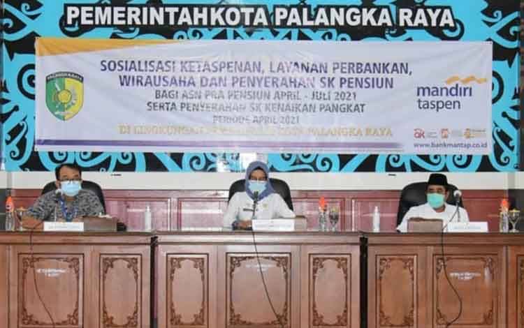 Pengajuan Pensiun Hingga Pencairan Taspen PNS Pemko Palangka Raya Dipermudah
