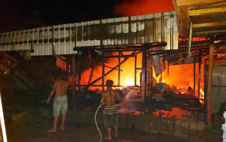 Rumah Desa Rubung Buyung Terbakar