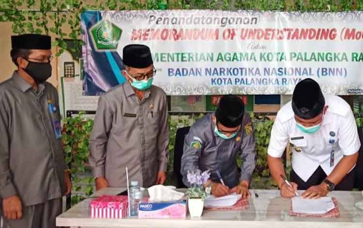 Kemenag Palangka Raya Siap Bersinergi Dengan BNN Berantas Narkoba