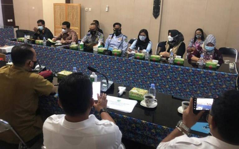 Rombongan Pemkab Pulpis Kunjungi BWS Kalimantan II