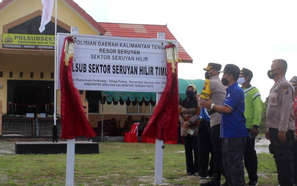 Pendirian Mako Polsubsektor Seruyan Hilir Timur untuk Permudah Pelayanan ke Masyarakat