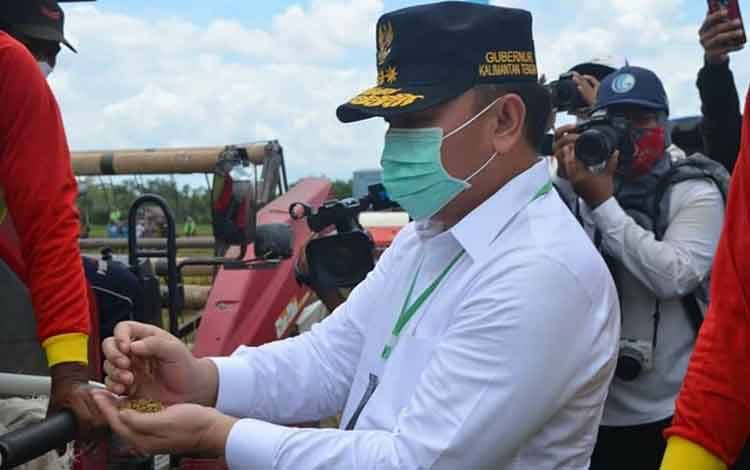 Gubernur Kalteng Terus Motivasi Anak Muda Mencintai Bidang Pertanian