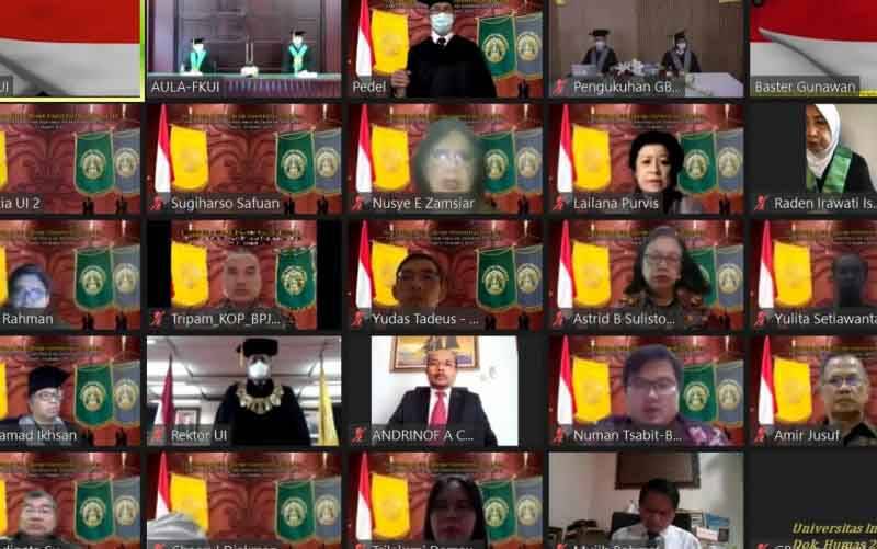 Universitas Indonesia Kukuhkan 8 Guru Besar