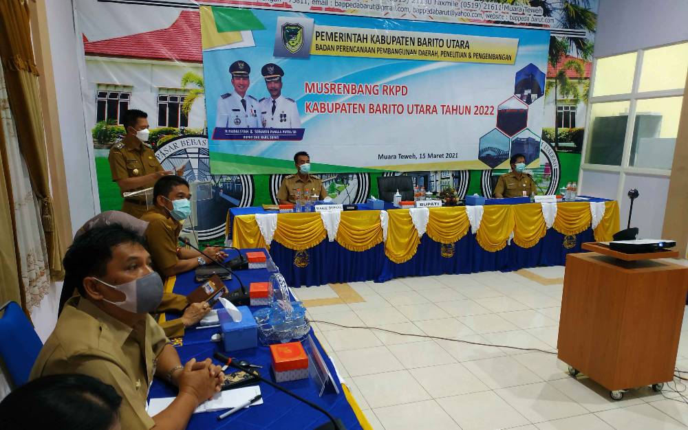 Bupati Barito Utara Buka Musrenbang RKPD 2022