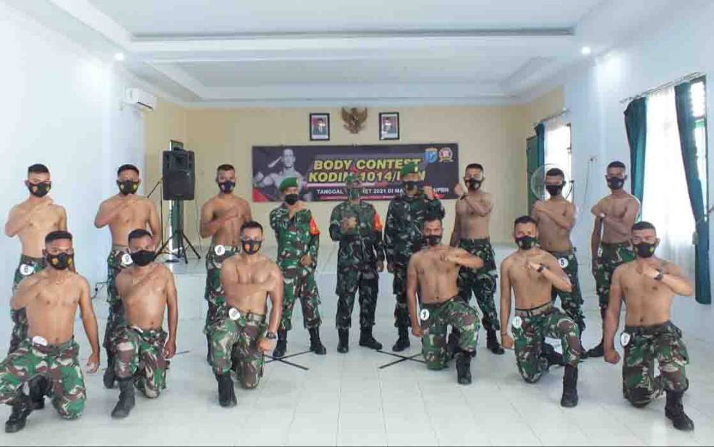 Kodim Pangkalan Bun Gelar Perlombaan Body Contest