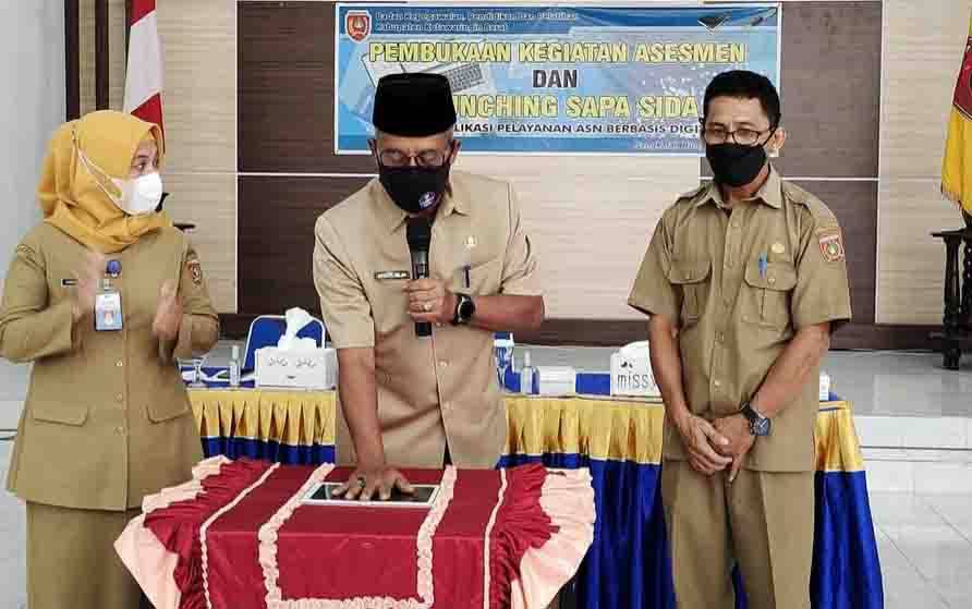 Tingkatkan Layanan Prima dan Profesional Bidang Kepegawaian, Pemkab Kobar Luncurkan Aplikasi SAPA SIDA