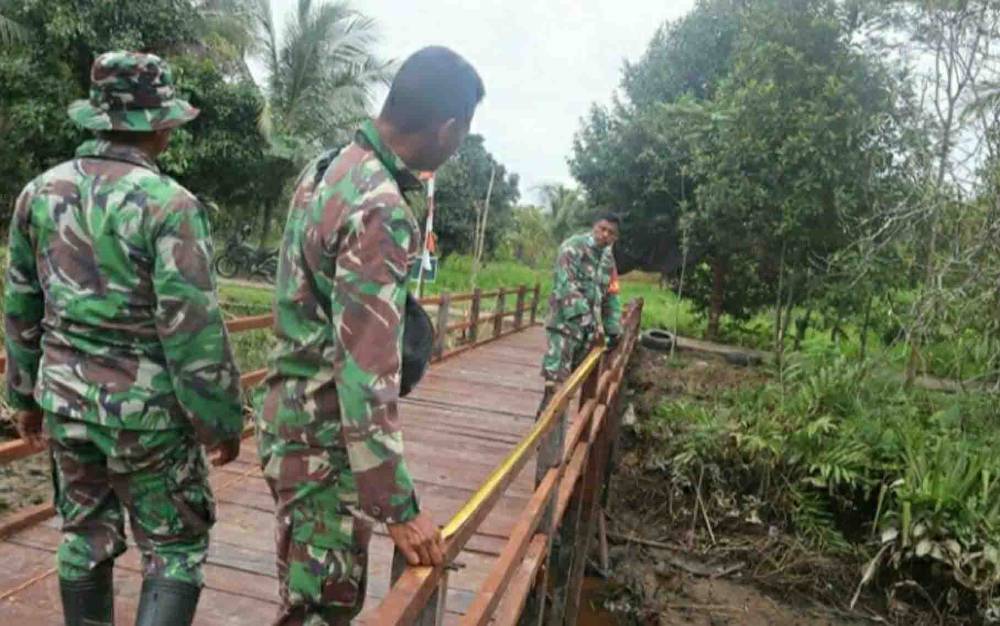 Renovasi Jembatan di Lokasi TMMD Kodim Kapuas Diharapkan Perlancar Roda Ekonomi Warga