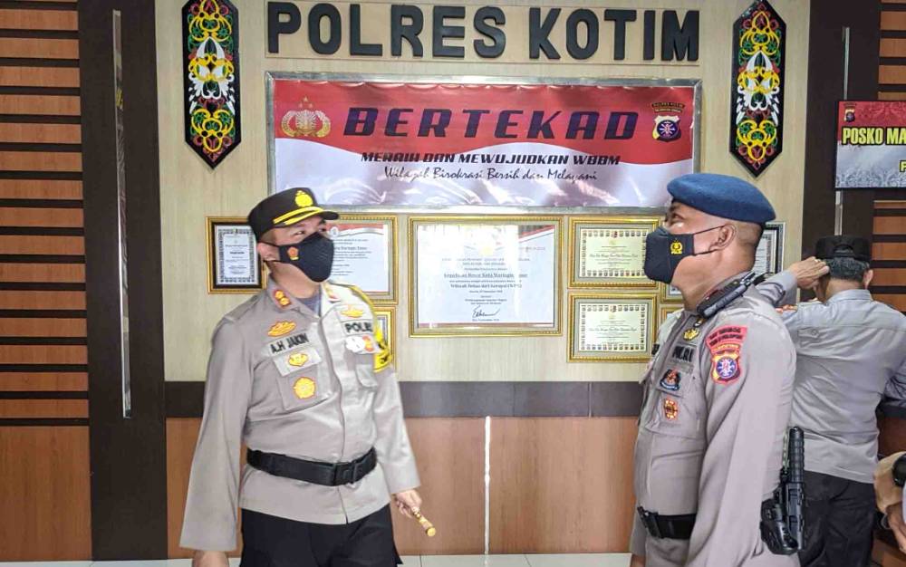 Kapolres Kotim Perintahkan Polsek Ketapang Cek Aksi Pencuri Sarang Walet Bersenpi di Desa Bangkuang Makmur