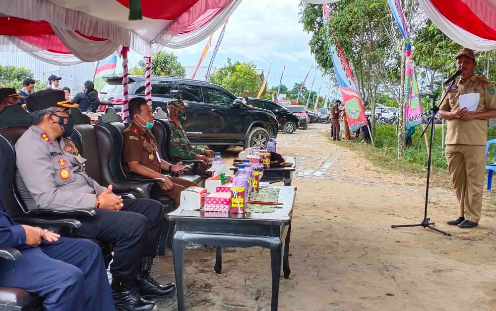 Pemkab Sukamara Sosialiasi Pembakaran Lahan Sekat