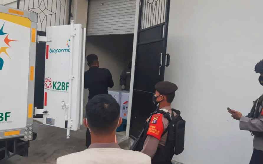 Tambahan Ribuan Vial Vaksin Covid-19 Tiba di Kalteng