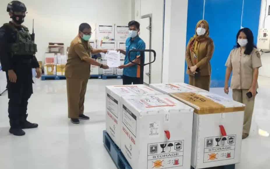 Pendistribuan 7.070 Vial Vaksin Covid-19 Tahap II ke Kabupaten/Kota di Kalteng Berbeda dari Sebelumnya