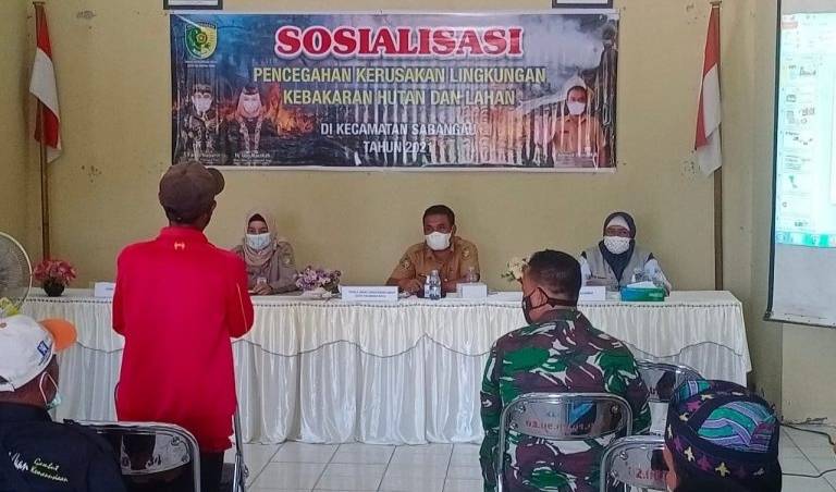 DLH Palangka Raya Gencar Sosialisasi Pencegahan Karhutla