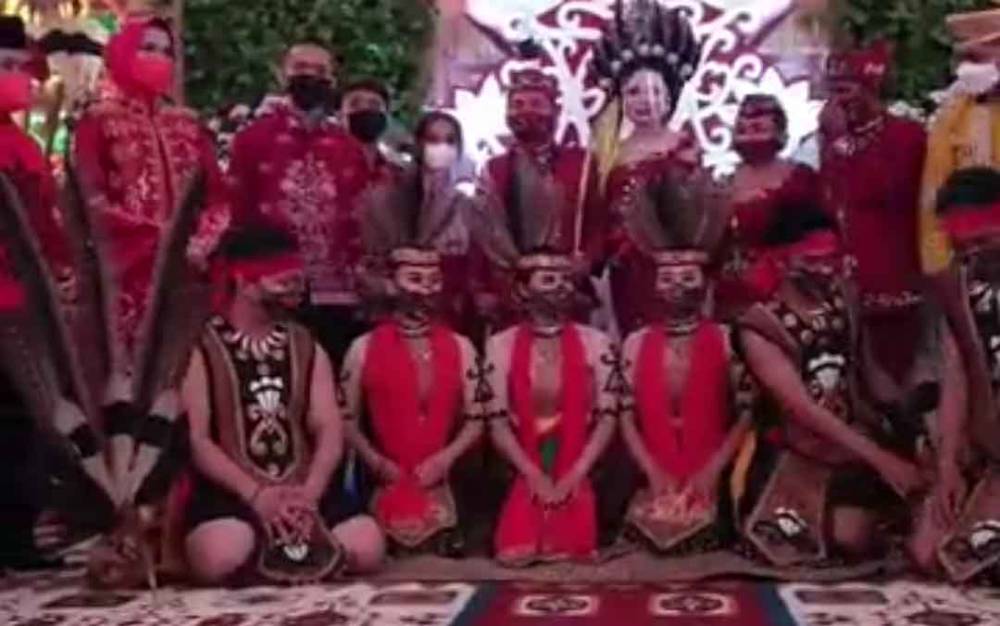 Ketua Harian DAD: Pemenuhan Hukum Adat Agustiar - Aisyah Thisia Jadi Model Pernikahan Adat Dayak