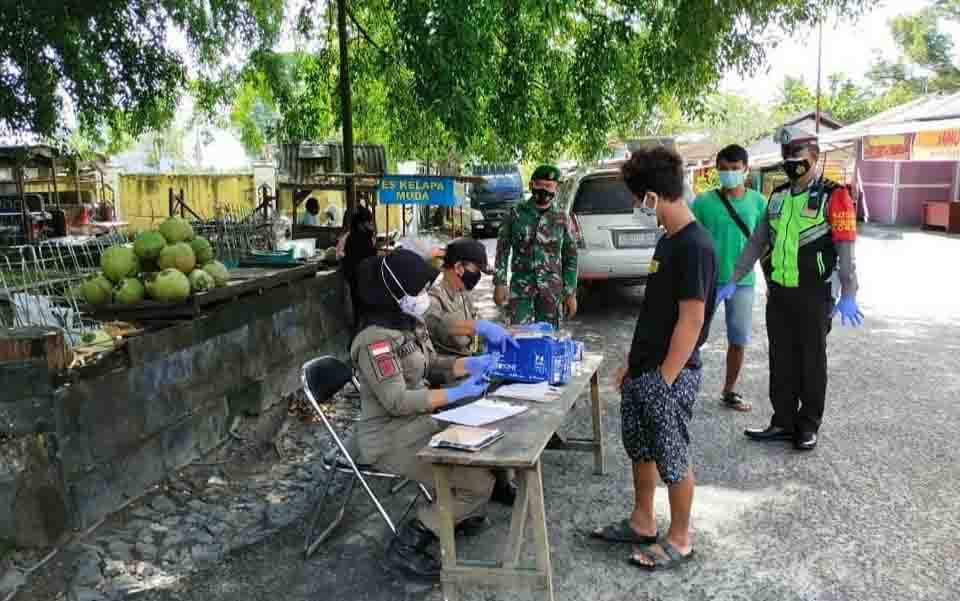 Warga Kobar Kena Sanksi karena Langgar Prokes
