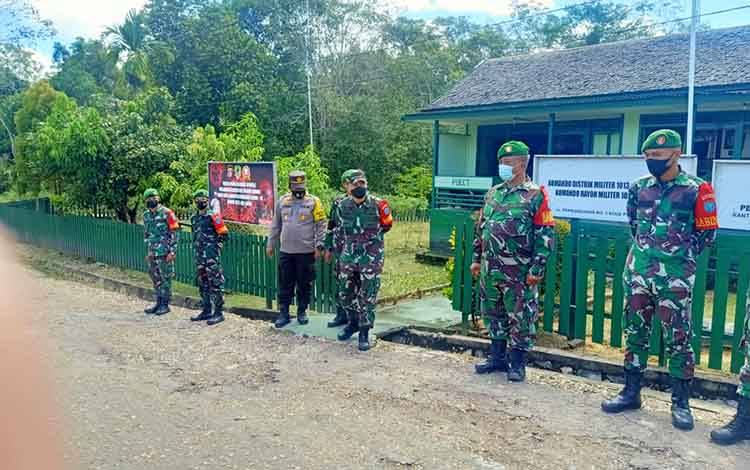 Dandim 1013/Mtw Kunjungi Koramil 1013-06/Lahei, Ini Yang Disampaikan