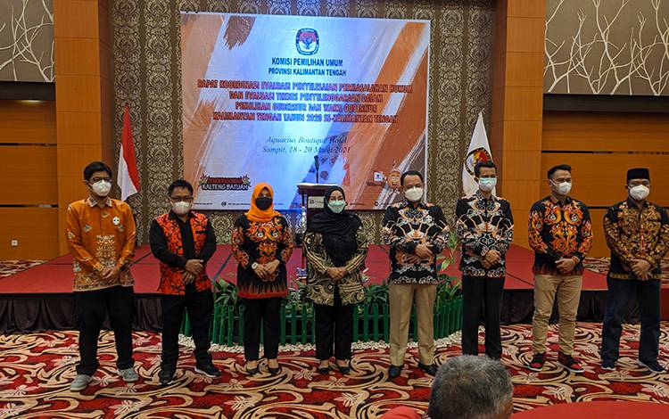 KPU Kalteng Gelar Rakor Penyelesaian Masalah Hukum dan Teknis di Kotim