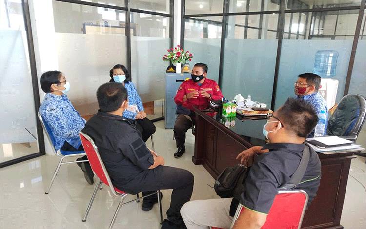 Wujudkan Program Prioritas Kapolri, Polres Berkunjung ke Diskominfo Santik Gunung Mas untuk ini