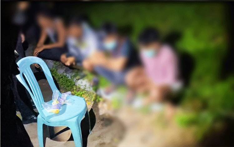 Sejumlah Remaja Ngelem di Palangka Raya Diamankan