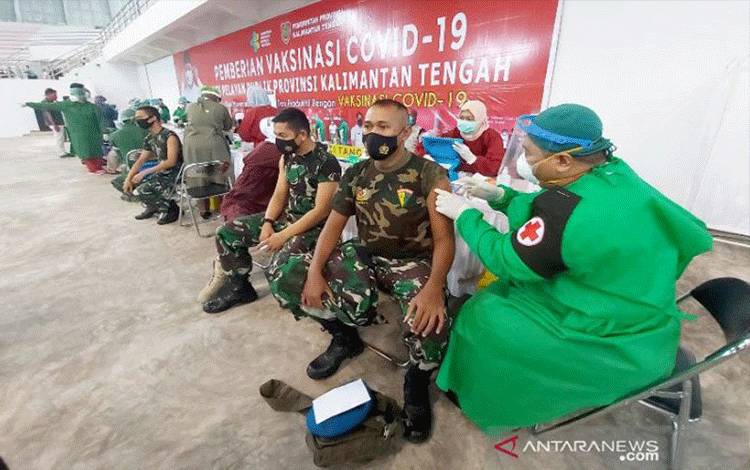 Vaksinasi Massal COVID-19 Kalteng Sasar 8.000 Orang