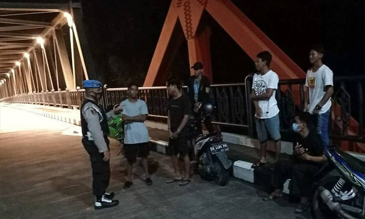 Cegah Balapan Liar, Polsek Seruyan Hilir Lakukan Patroli