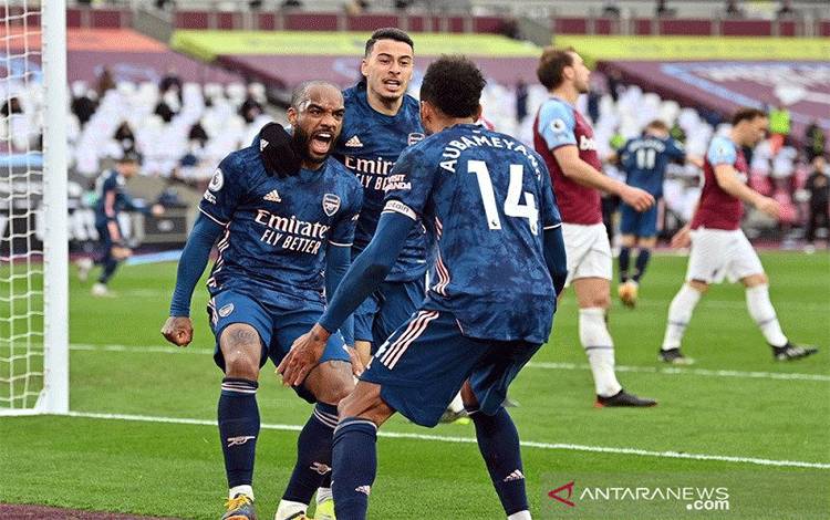 Arsenal Bangkit dari Ketertinggalan Tiga Gol saat Imbangi West Ham