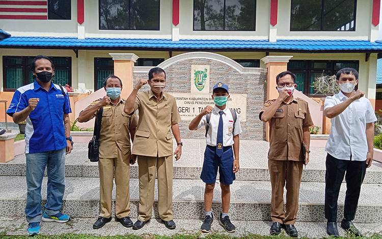 SMPN 1 Tamiang Layang Dukung Siswa Berlaga di POPNAS 2021