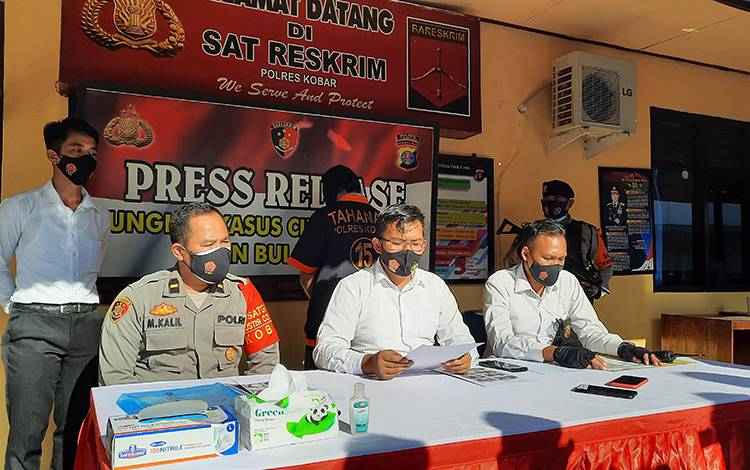 Berantas Praktek Tambang Ilegal, Polres Kobar Amankan Pemilik Alat Penambangan Emas