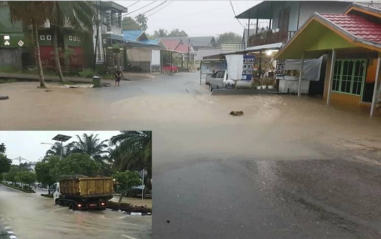 Sungai Bengaris Meluap, Kota Muara Teweh Kebanjiran?