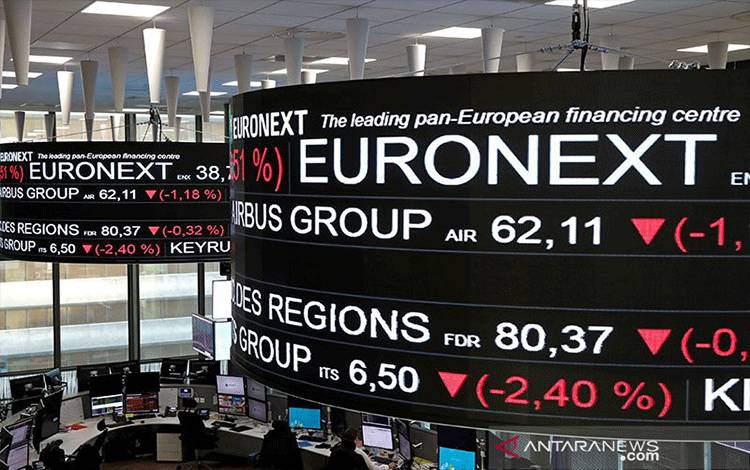 Saham Prancis Rugi Tiga Hari Beruntun