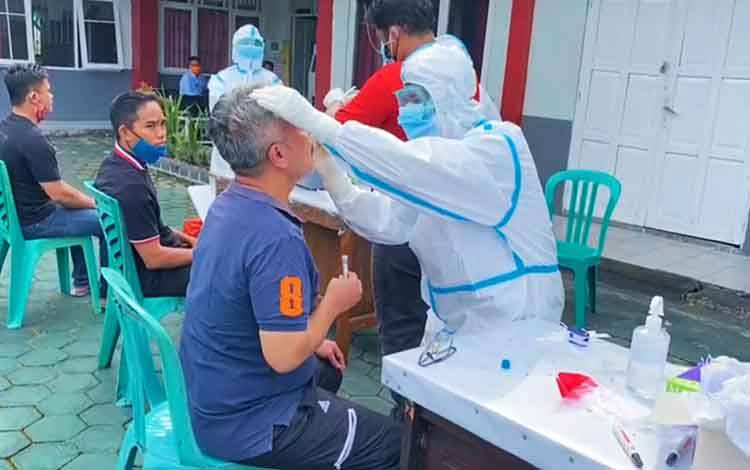 47 Napi Termasuk Kepala Rutan Kelas IIA Palangka Raya Positif Covid-19