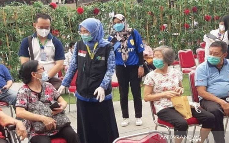 Vaksinasi Lansia Pulang Pisau Baru 4,92 Persen