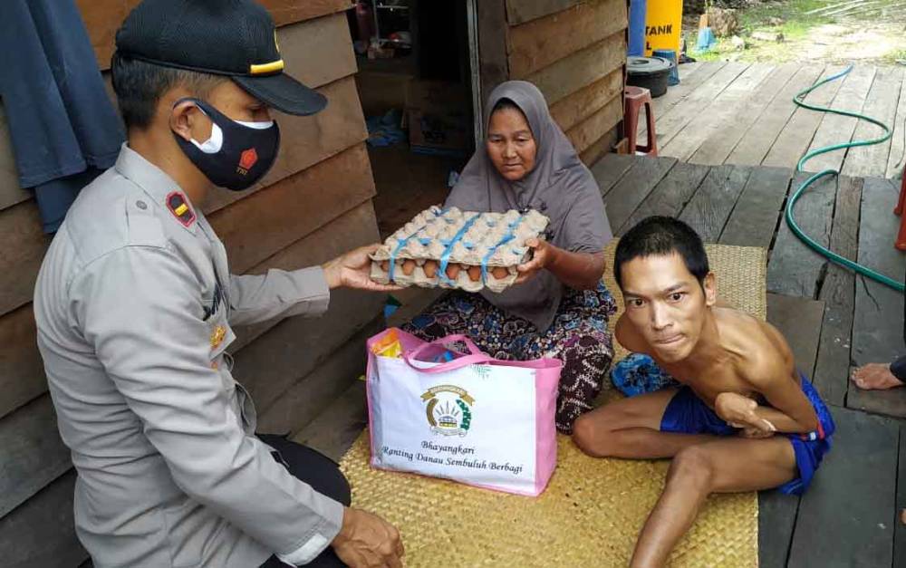 Polsek Danau Sembuluh Peduli Disabilitas