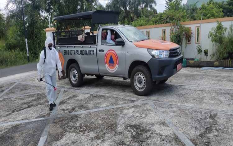 Satgas Covid-19 Palangka Raya Rutin Lakukan Disinfeksi