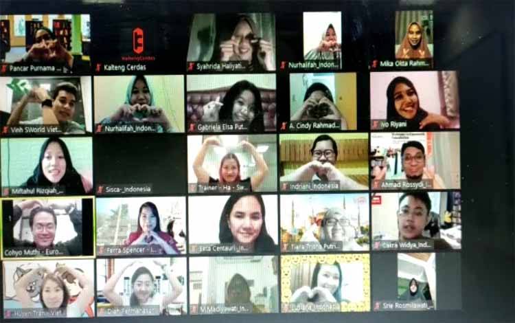 Dispursip Palangka Raya Bersama Euroweek Gelar Webbinar Internasional