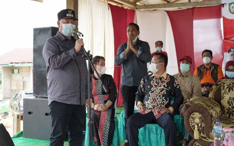 Bupati Kotim Kunjungan Kerja ke Wilayah Utara Serap Aspirasi Masyarakat