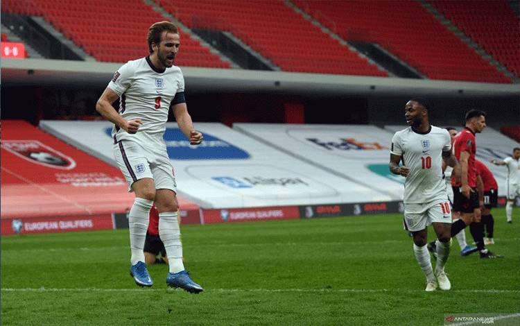 Inggris Raih 3 Poin Tekuk Albania 2-0